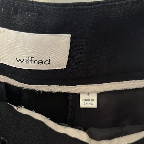 Wilfred Tie-Front Pant - size 4, black. - Picture 6 of 6
